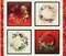 Festive Beauty Wreath Panel 36 x 44 Cotton Fabric by Robert Kaufman